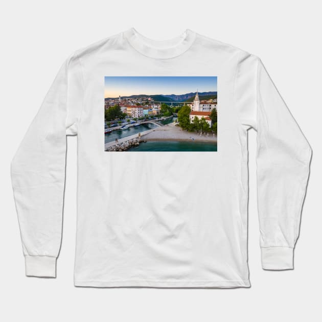 Crikvenica Long Sleeve T-Shirt by ivancoric